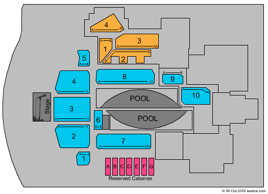 M Resort Spa Casino End Stage Seating Chart